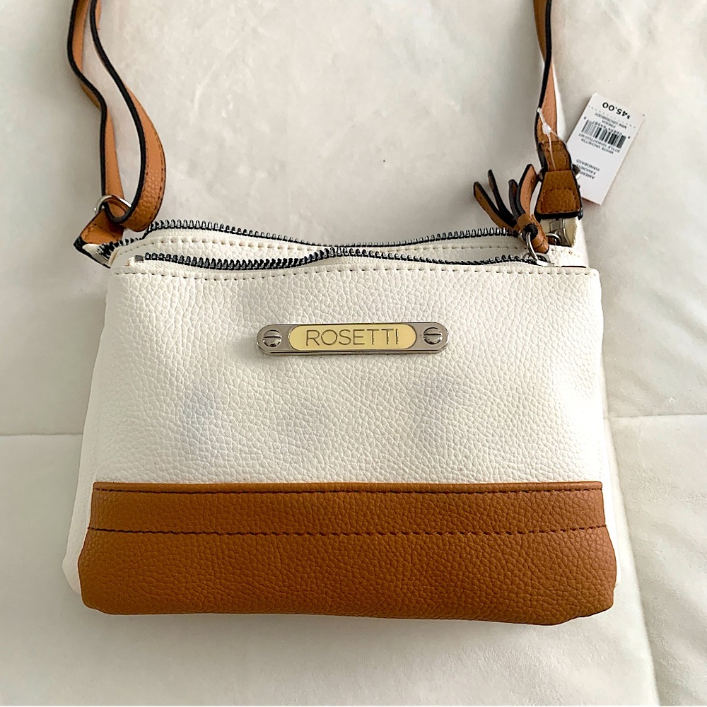 Rosetti White Vachetta Mini crossbody bag